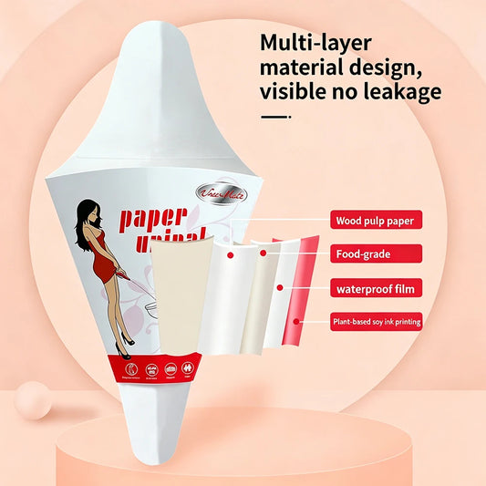 Urivie™ 12 Pack Portable Female  stand-up urination device