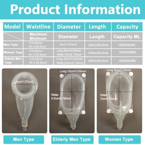 Urivie™ Reusable Silicone Wearable Urine Collection Bag — photo 4