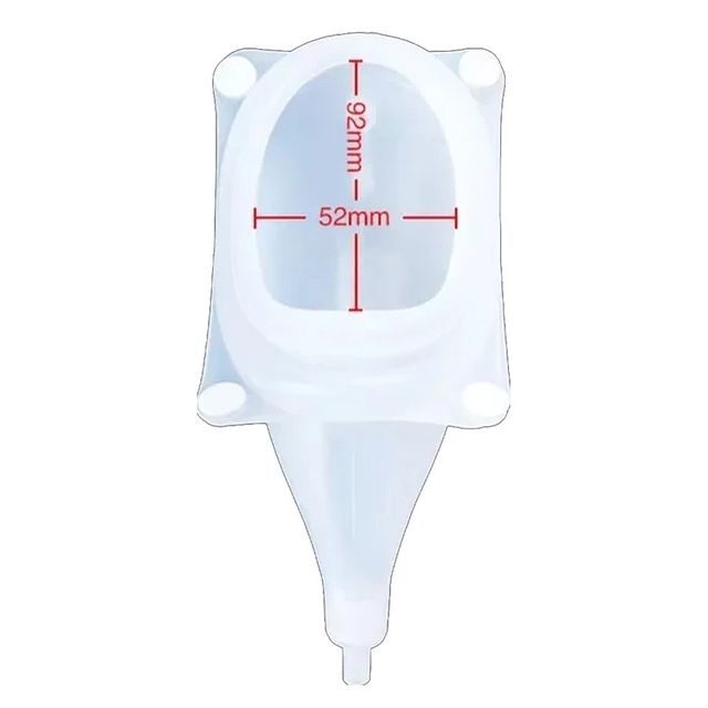 Elderly Urivie silicone fitting, 92 by 52 mm wide opening